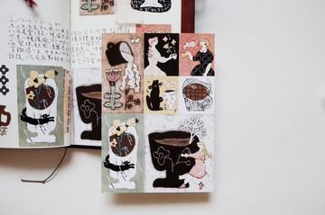 喝杯咖啡 / 割型貼紙