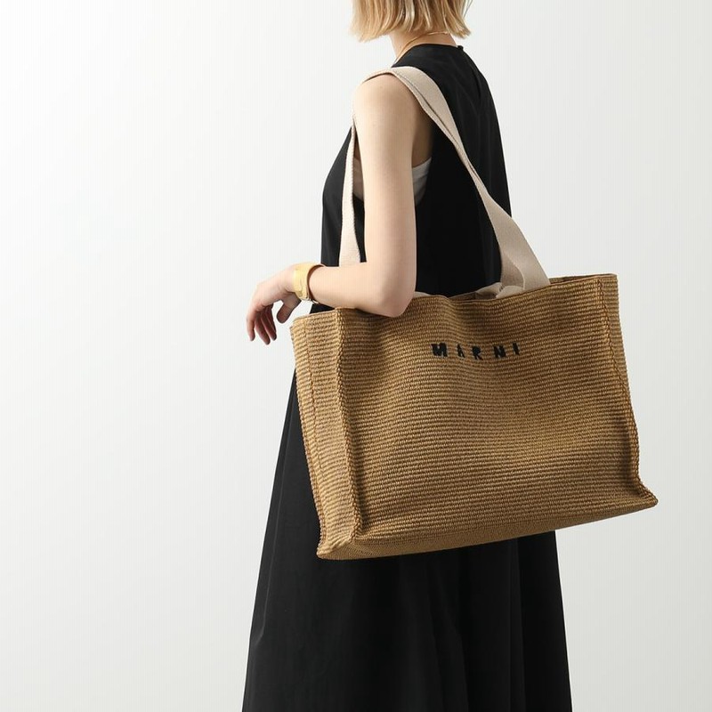 【MARNI】ラージバスケット トートバッグ 2wayバッグ MARNI(マルニ)｜ラージ バスケットバッグ | Rakuten Fashion