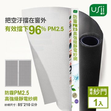 Usii防霾PM2.5高強級靜電紗網(門用)-85x210cm