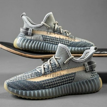 椰子運動休閒男鞋 夏季透氣飛織網面運動網鞋 休閑運動潮鞋【雲木雜貨】