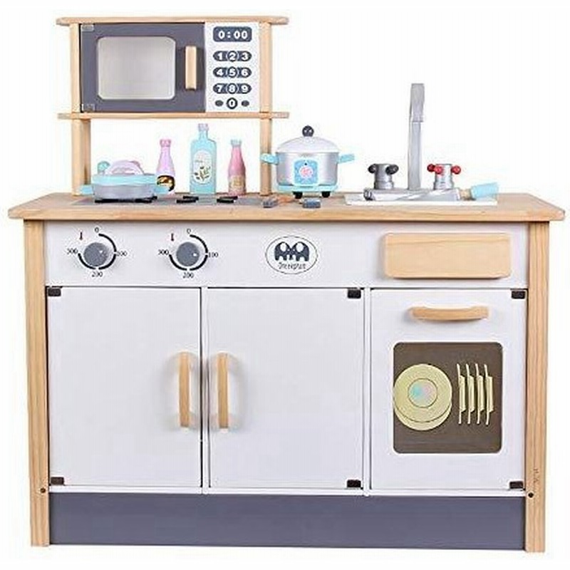 キッチンおもちゃ 子供キッズキッチン食品料理リトルシェフ木製ごっこロールプレイセットでオーブン 食器 通販 Lineポイント最大0 5 Get Lineショッピング