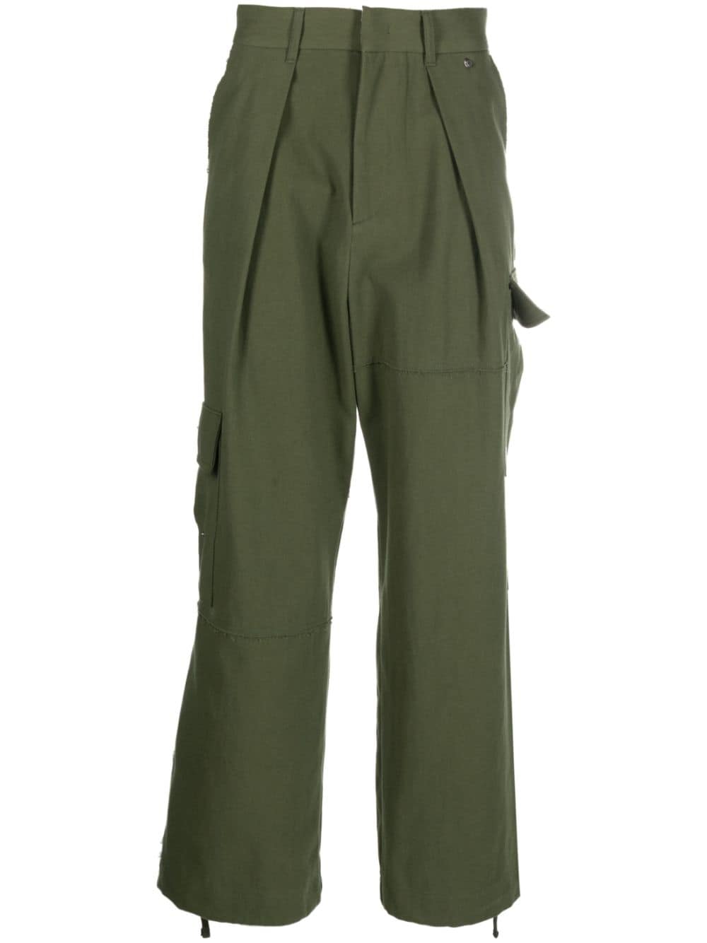 Ader Error - Tard cotton cargo pants - men - Cotton - 1 - Green