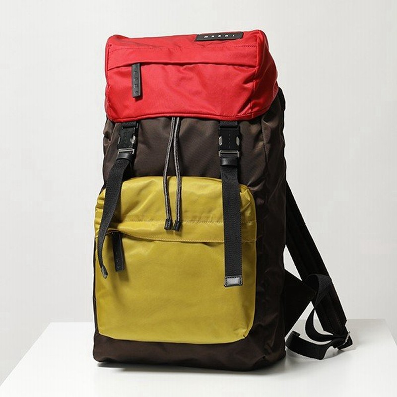 Marni マルニ Zamq0000u3 Tn685 カラーブロック ナイロン バックパック リュック バッグ Z2e44 鞄 メンズ 通販 Lineポイント最大0 5 Get Lineショッピング