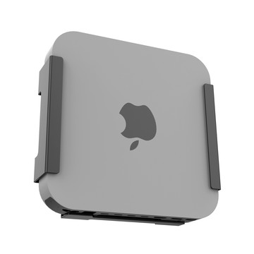 Mac mini M1M2桌下或顯示器背面安裝支架金屬掛架軟墊保護