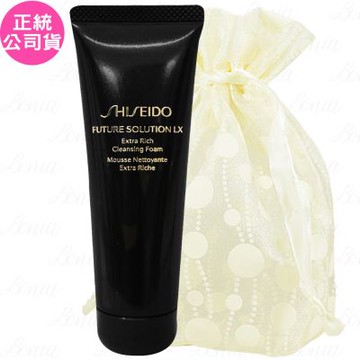 SHISEIDO 資生堂 時空琉璃LX極上御藏潔膚皂N(50ml)旅行袋組(公司貨)