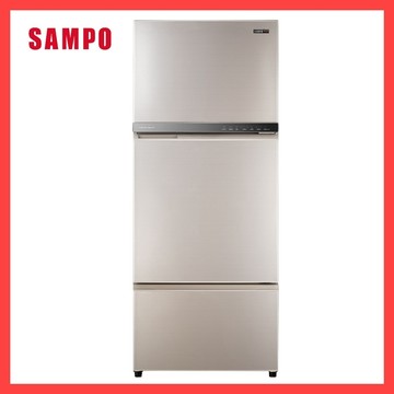 聲寶SR-F61DV(Y7)變頻Nano-Ti三門冰箱605L