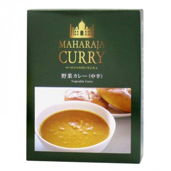 (代引不可) (同梱不可)日印食品 マハラジャのだいどころ 野菜カレー 中辛 3箱セット 4165