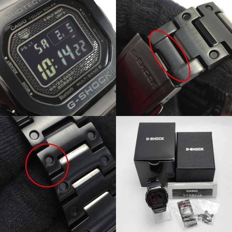 CASIO カシオ G-SHOCK スマートフォンリンク フルメタル GMW-B5000GD-1JF ブラック 電波ソーラー 腕時計 箱有  目立った傷や汚れなし | LINEブランドカタログ