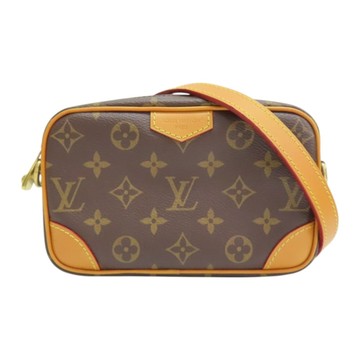 LOUIS VUITTON LV 路易威登 棕色 原花帆布 Trocadero Wearable Wallet 肩背包 M14058 【二手名牌BRAND OFF】