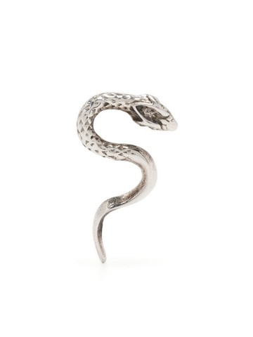 Emanuele Bicocchi - serpent single earring - unisex - Sterling Silver - One Size