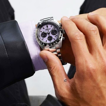 SEIKO 精工 Prospex 世界田徑錦標賽限量錶 男錶 手錶-39mm「江戶紫」V192-0AP0P.SSC955P1_SK043