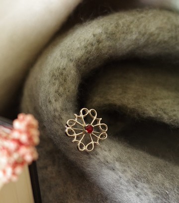 古董AVON榮譽別針 紀念 禮物 線條 B1202