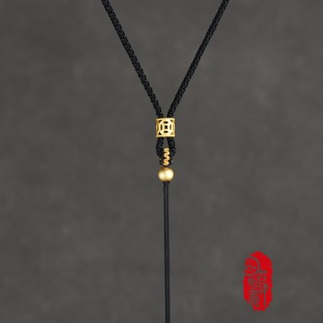 簡約細款項鍊繩 金錢幣吊墜掛繩 唐卡玉器佛牌掛墜繩吊飾繩