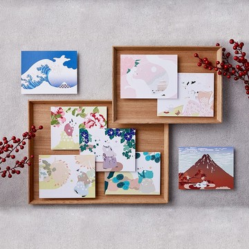 日本瓷林浮世繪明信片組(8入一組)