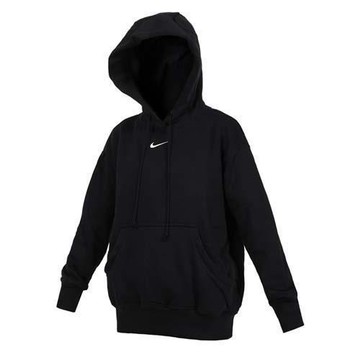 NIKE 女長袖連帽T恤-上衣 休閒 運動 慢跑