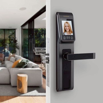 L600 3D人臉辨識智慧電子鎖(人臉辨識、感應卡、密碼、鑰匙) ｜含原廠標準安裝 L600 3D人臉辨識智慧電子鎖