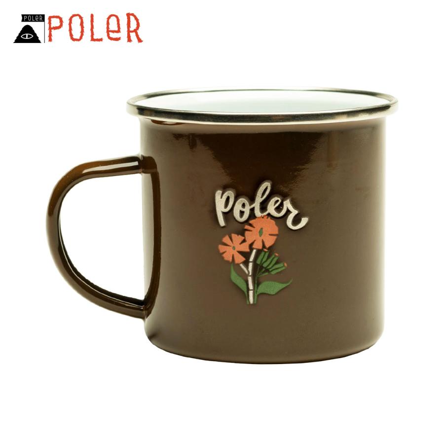 ポーラー マグカップ POLER アウトドア キャンプマグカップ CAMP MUG CUP BROWN 221ACM9101