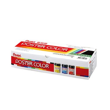 Pentel POS4-12色 30cc 顏料