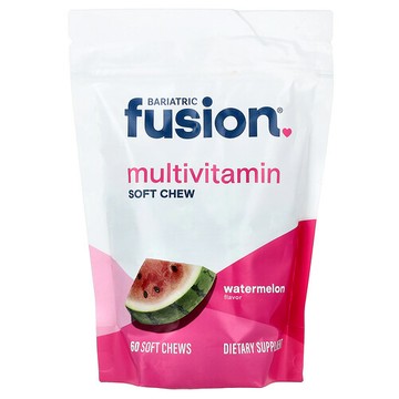 Bariatric Fusion, 多維生素軟咀嚼片，西瓜味，60 片軟咀嚼片