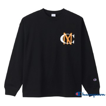 Champion CASUAL NY Logo長袖Tee(黑色)