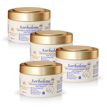 【澳洲G&M】MKII金蓋甘油溫和潤澤霜含維他命E(4入組 250g/罐) 即期品-2026年10月到期