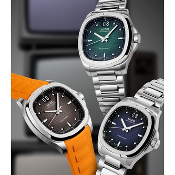MIDO 美度 官方授權 TV大日期窗機械錶 鋼帶款 新年開運 送禮推薦-40mm (任選一款)