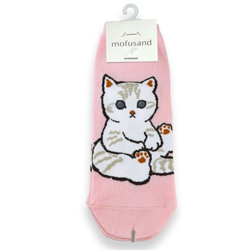 MF01-貓福珊迪童襪-粉 16-23CM