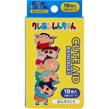 桑坦德字繃帶CUTE AID蠟筆小新春日部防衛隊18件