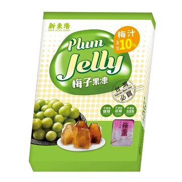 新東陽 台灣果品 梅子凍 添加10%梅汁 不添加糖精、甜精、防腐劑  500g  1盒