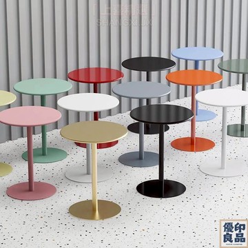 免運 免運 北歐小茶幾 圓桌 餐桌 邊桌 小圓桌 桌子 簡約桌子 現代迷你臥室床頭桌子 客廳桌 沙發邊幾 奶茶店小圓桌 全館八折 工廠直銷 店長推薦 y5614