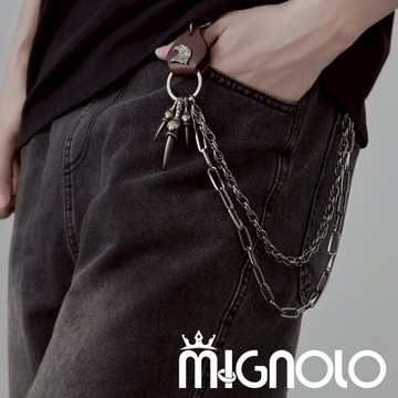 MIGNOLO💫鷹爪褲鍊｜復古 褲鏈 牛仔褲褲鍊 褲鍊 配件 穿搭 腰間配飾 掛鏈 扣鍊 男生褲鍊