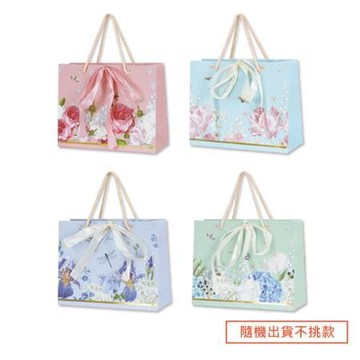 珠友Chuyu手提紙袋(橫.小)/花香/GB-05160/195x244x95mm