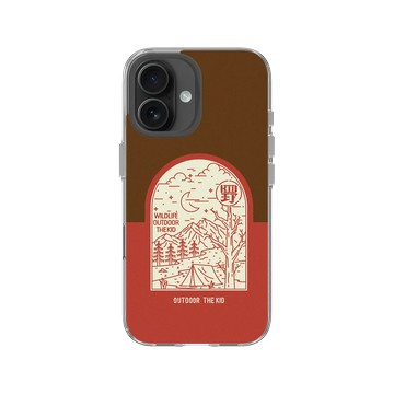 iPhone 16 Clear Case（相機按鈕） 透明 - KID - 夜宿露營KID