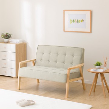 ◆布質2人用沙發 LUCCHI2 YG(NA) NITORI宜得利家居