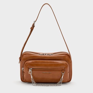 【CHARLES & KEITH】Atwood 鍊條斜背包｜春季新品｜快速出貨｜小CK