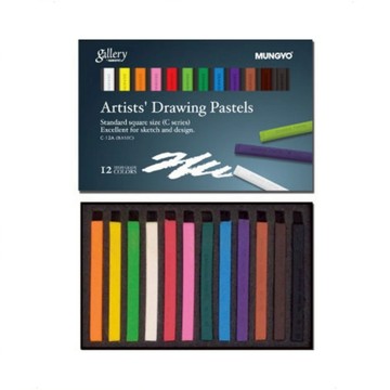 Mungyo Drawing 混合彩盒粉彩 12色 C-12A【快速出貨】GGG 油性粉彩 軟性 12色 油性粉蠟筆