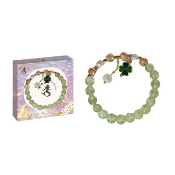 水晶串珠手鍊(幸運草)