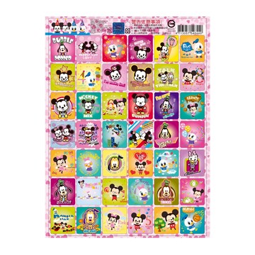 正版授權 迪士尼米奇貼紙 米奇米妮獎勵貼紙 卡通貼紙 兒童文具【小胡玩具(電子發票)】