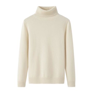 純山羊絨衫女秋冬加厚高領大碼純色素面保暖打底衫毛衣毛衫E2518