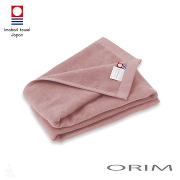 日本 ORIM 飯店級今治毛巾 VELOUR PRO (迷霧粉) 32x85cm 絨毛速乾款 純棉毛巾 洗臉巾