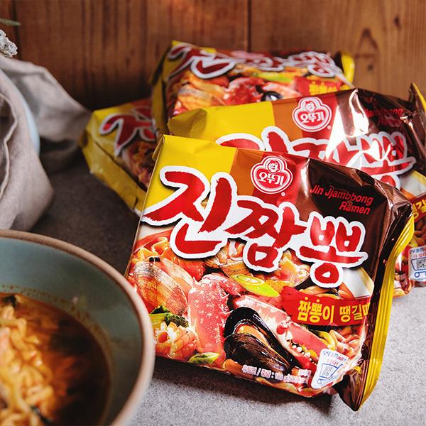 [オットギ] ジンチャンポン 130g×4個入りパック 韓国チャンポンラーメン