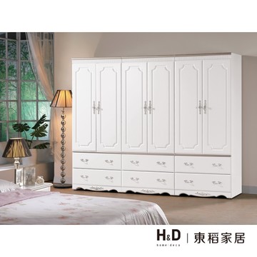 【H&D東稻家居】8尺組合衣櫥(全組)/收納衣櫥/置物衣櫃(TCM-01582)