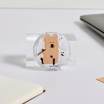 【TOYSELECT】DINOTAENG經典-棉花糖之友MagSafe氣囊支架