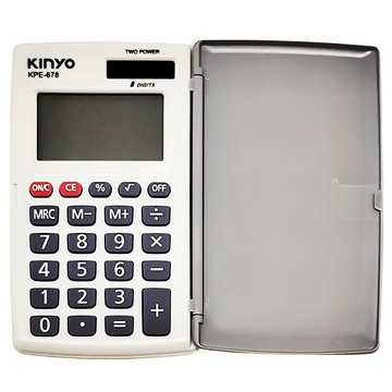 Kinyo 8位元折疊計算機  1台  顏色隨機