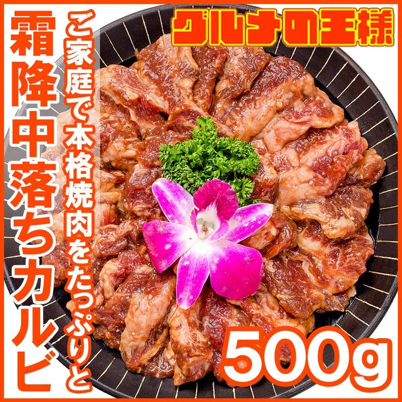 中落ち カルビ 牛カルビ 焼肉 500g 業務用 味付け 牛肉 肉 お肉 熟成 鉄板焼き ステーキ BBQ ギフト