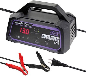 Meltec【日本代購】全自動脈衝電池充電器12V / 6.5A 電池診斷 MP-210