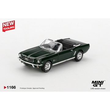 MINI GT 1166 Ford Mustang Convertible 1964 Highland Green野馬