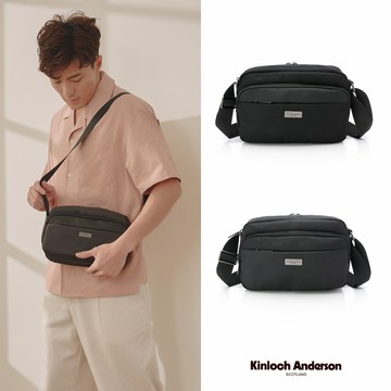 【Kinloch Anderson】Alfred 小款拉鍊側背包-多款任選