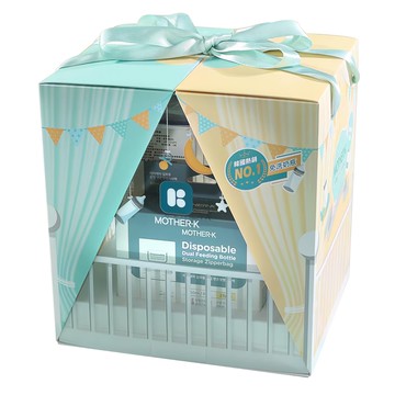 MOTHER-K 拋棄式奶瓶禮盒 Tritan材質 安全無憂  時尚灰  1盒