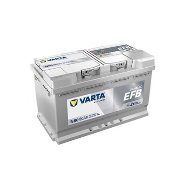 德國VARTA華達 N80 EFB 80AH LN4汽車電瓶 怠速熄火車 Start-Stop 德國進口歐洲製造